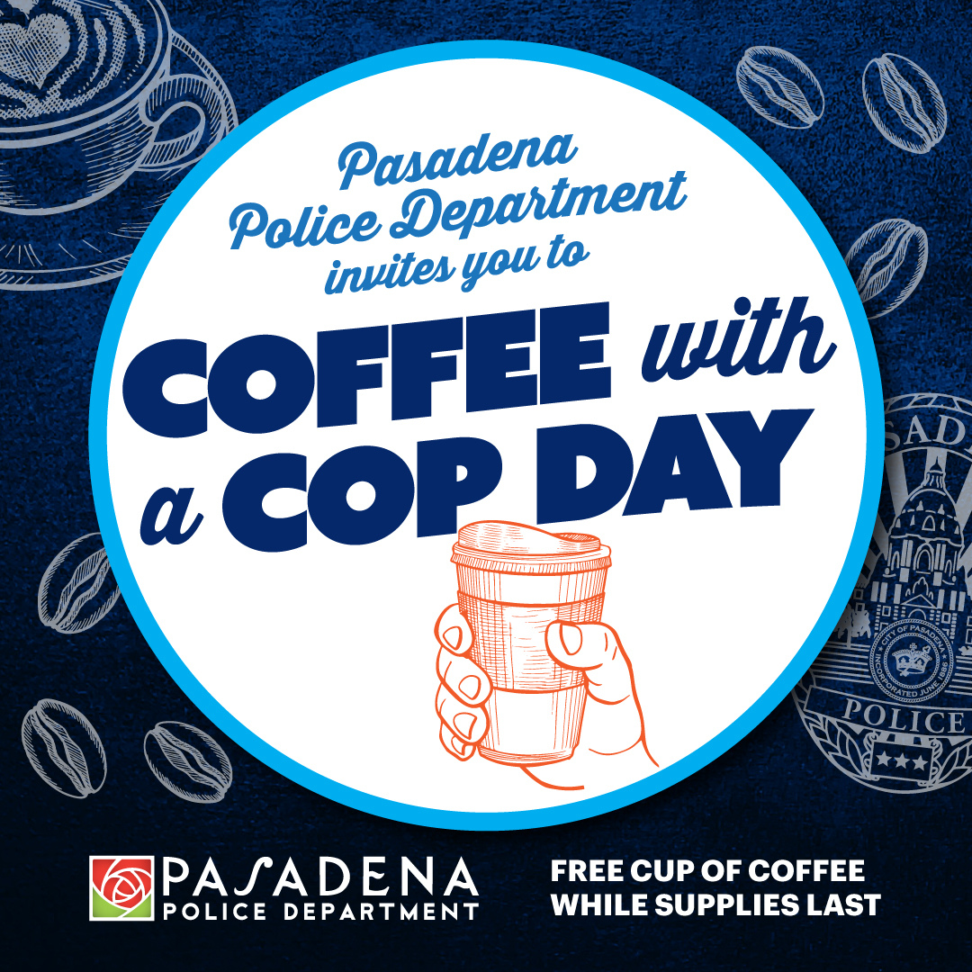 Pasadena's Coffee with a Cop on South Lake Avenue